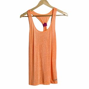 AVIA Orange Racerback Leopard Print Workout Tank L